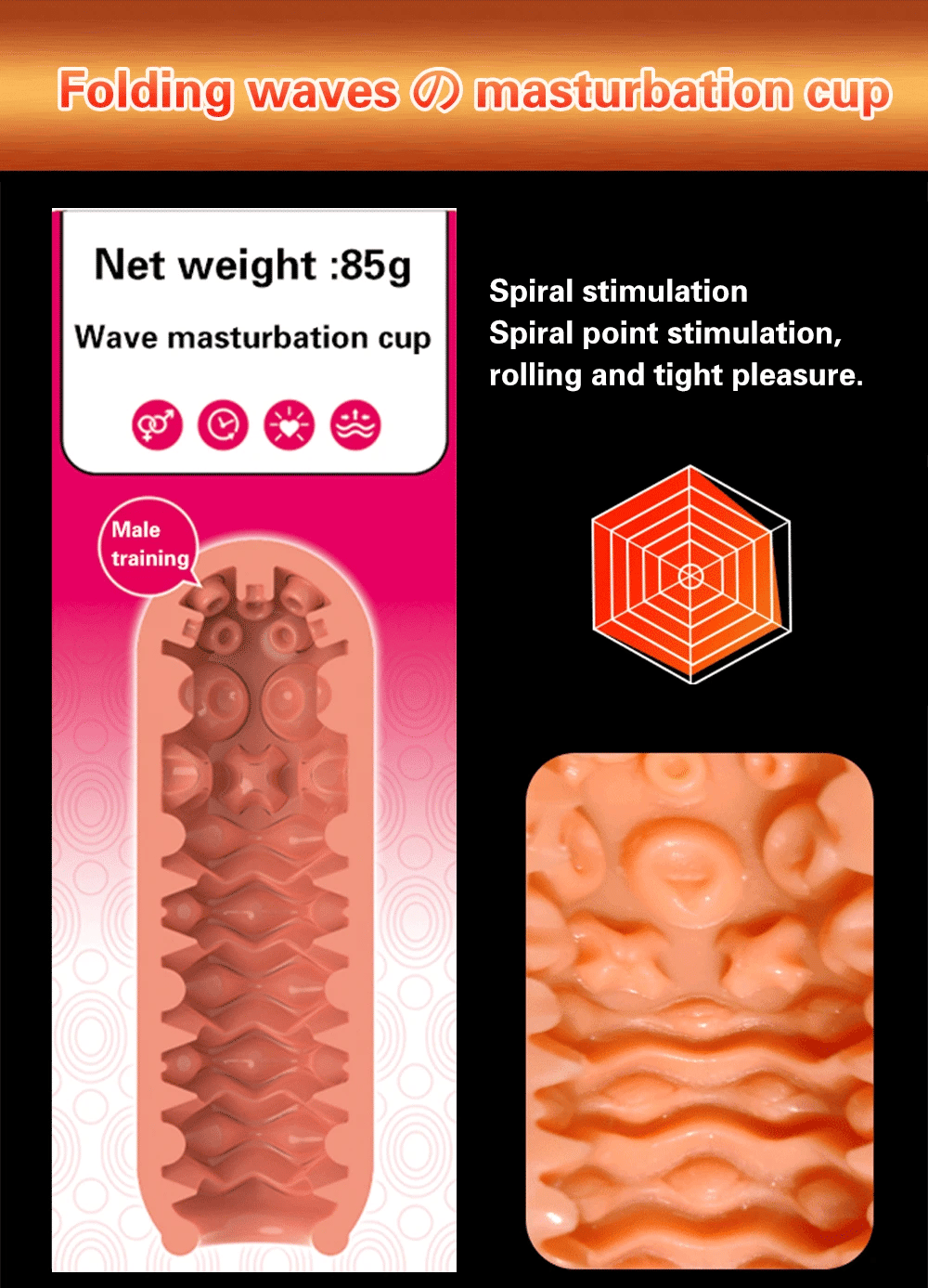 Male Masturbator Cup Sex Toy for Men Soft TPE Cock Training Sex Shop Glans Trainer Penis Sleeve Delay Exercise Adult Products