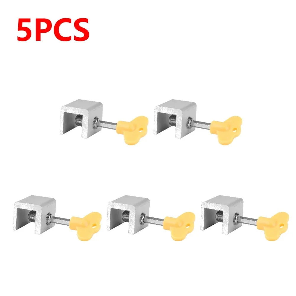 Sliding Sash Stopper Cabinet Locks Straps Doors Security Anti-theft Lock Window Sliding Door Baby Kids Child Safety Doors Lock