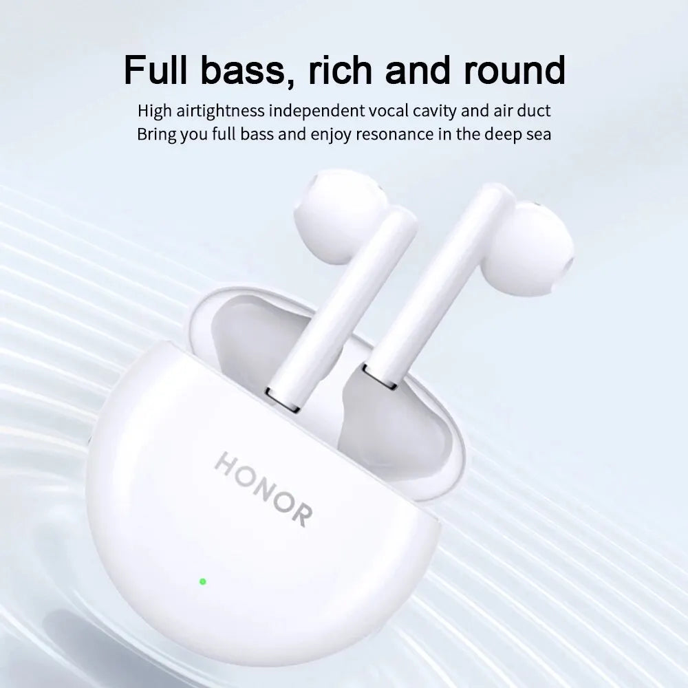 Honor Earbud X5 TWS True Wireless Bluetooth Earphone Call Noise Cancelling Headphone 27 Hour Battery Life Dual Device Connection