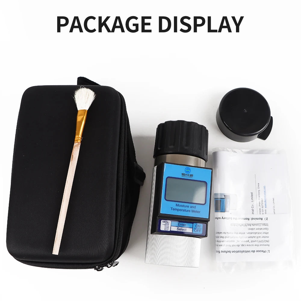 Smart Grain Moisture Meter For 37 Kinds Grains Humidity Tester Corn Wheat Peanut Seed Rice Coffee Bean Hygrometer Moisture Meter