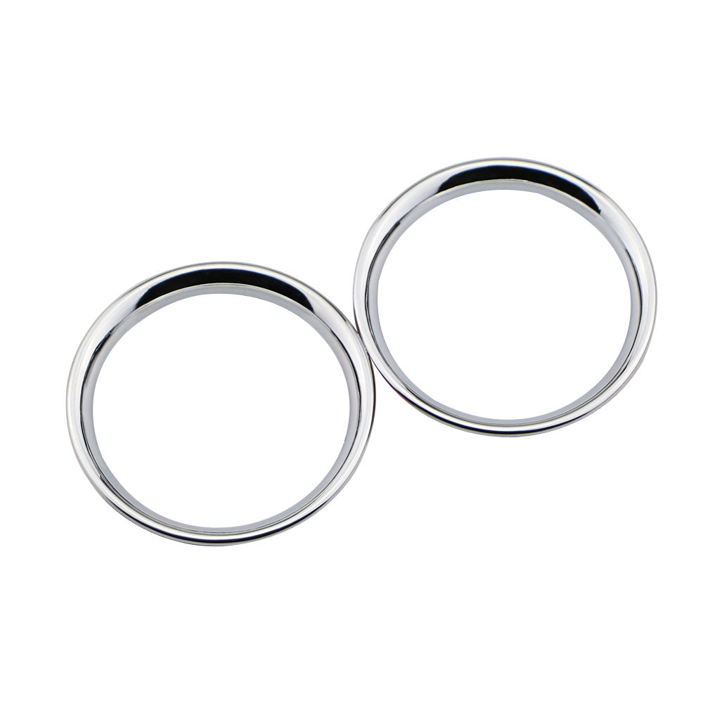 2Pcs Car Air A/C Vent Ring Cover Trim Frame Sticker for Nissan Micra March K13 2011 2012 2013 2014 2015 2016 2017 Accessories