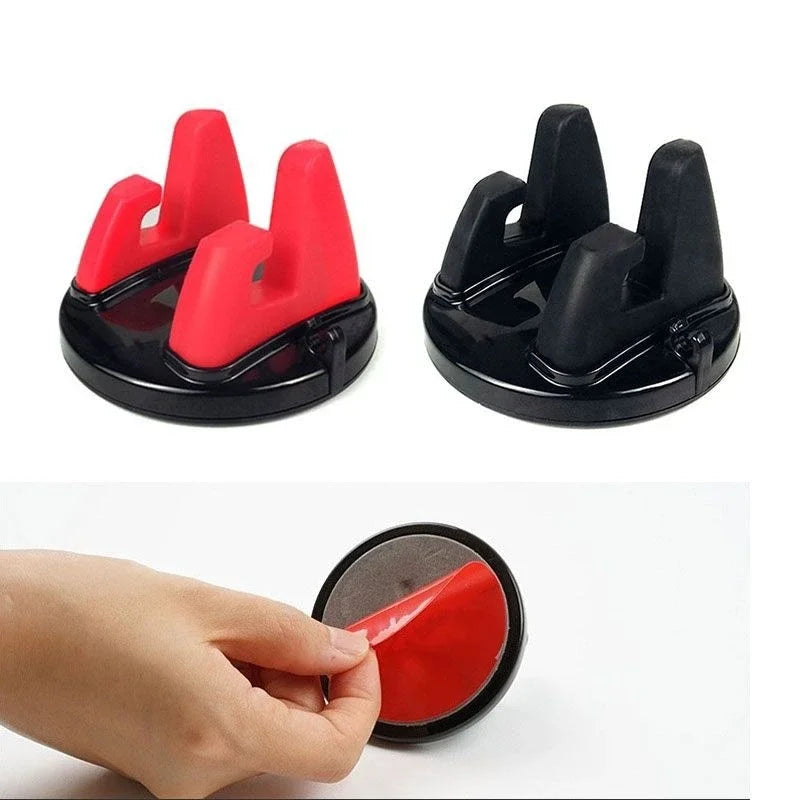 Mini 360 Rotatation Car Phone Holder Stand Anti-Slip Mobile Phone Car Mount Dashboard Bracket Univeral Desktop Mobile Holders