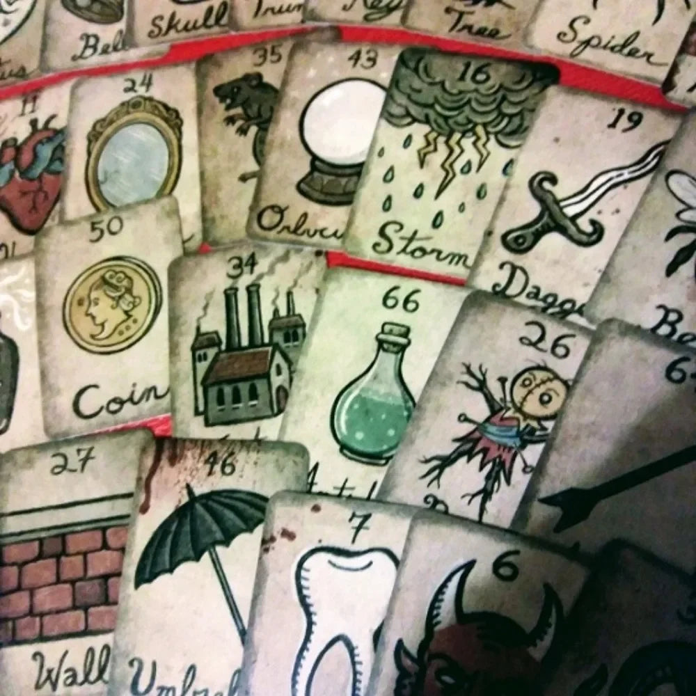 6.3*8.9cm Mildred's Secret Pocket Oracle Deck 88 Pcs Oracle Cards  DELUXE EDITION