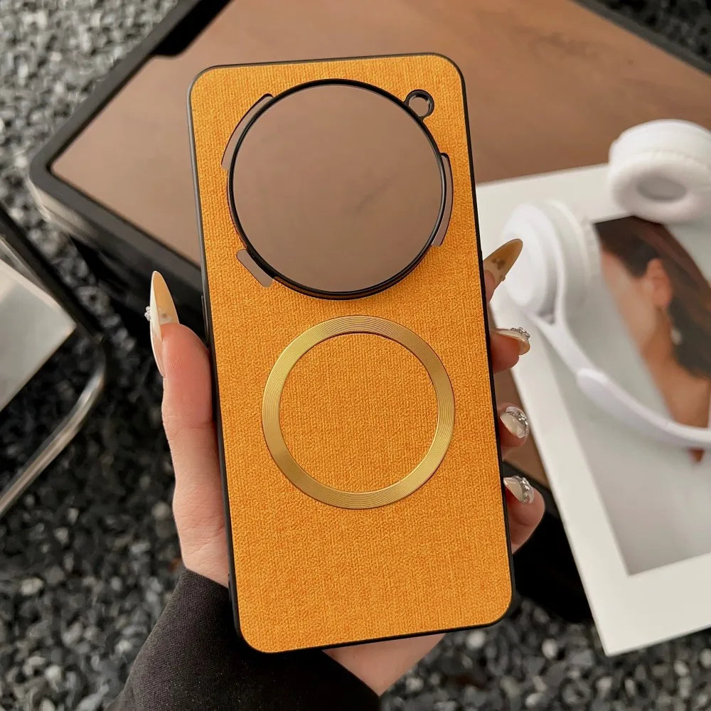 For Nothing Phone 3A Pro Case Luxury PU Magnetic Wireless Charging Protective Back Cover Case For Nothing Phone 3A 2A 3 A Shell
