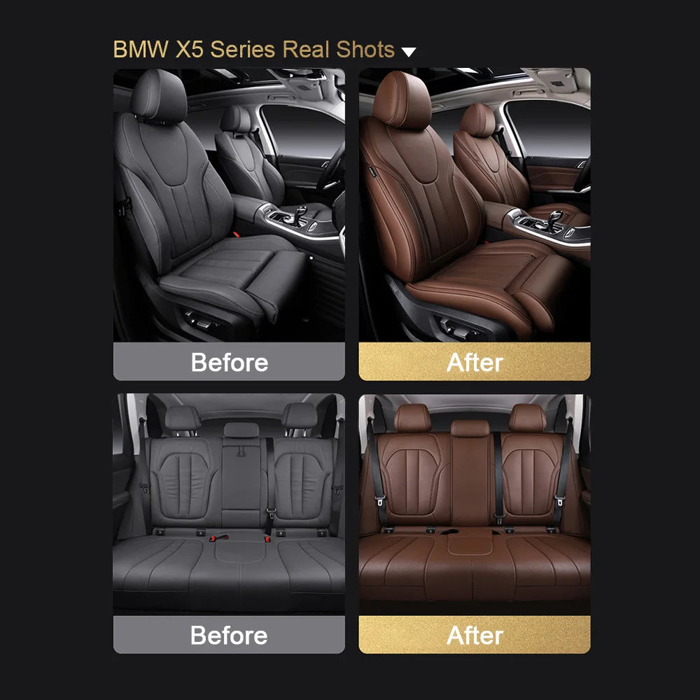 For Land Rover Range Rover Velar 2017 2018 2019 2020 Faux Leather Custom Car Seat Covers Full Set Interior Protector Accessories