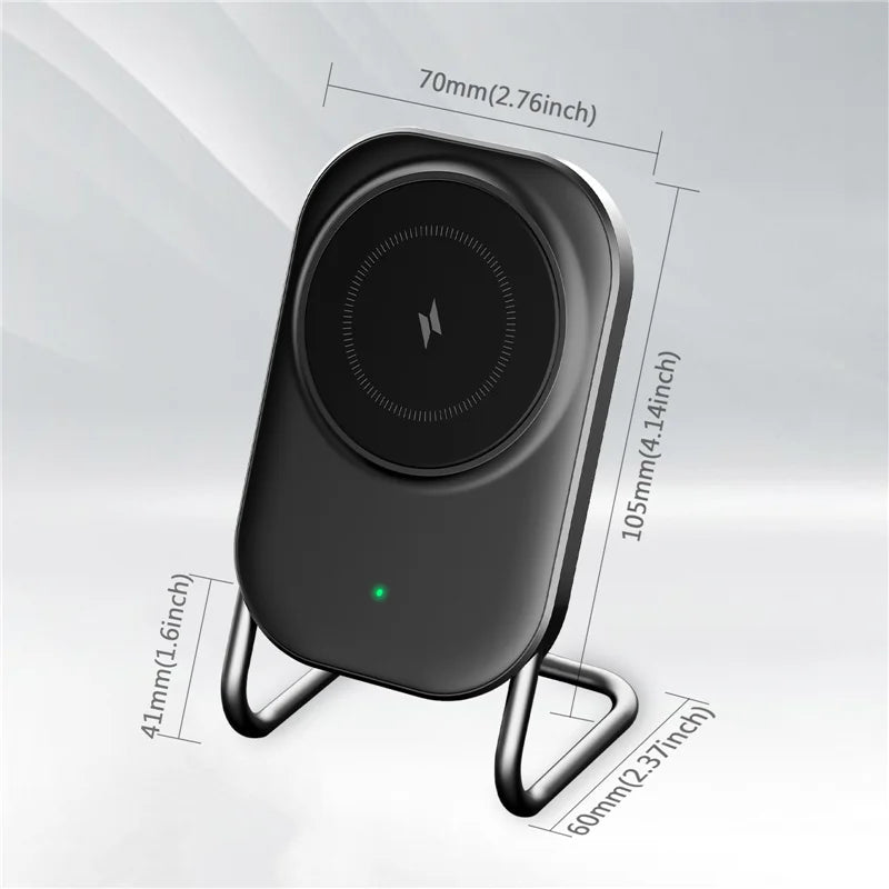 Magnetic Wireless Charger Stand Fast Charging Pad for iPhone 15 14 13 12 Pro Airpods Magnet Phone Chargers Holder Dock Station
