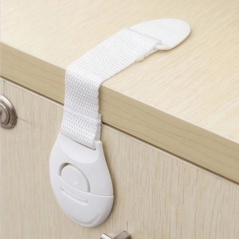 10pcs Child Safety Cabinet Lock Baby Safety Protector Multifunctional Drawer Door Cabinet Lock Plastic Door Lock