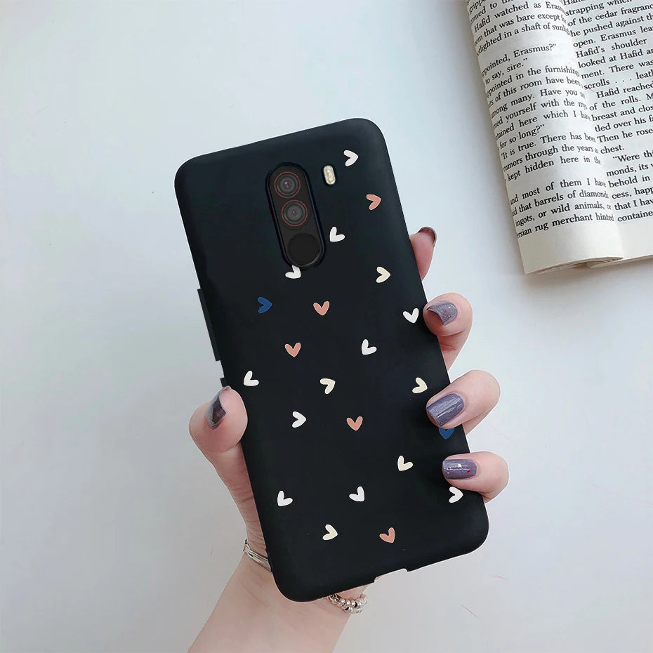 For xiaomi Pocophone F1 Case Poco F1 Cute Cat Cartoon Cover Silicone Soft TPU Phone Case For xiaomi Pocophone F1 Global F 1 Case