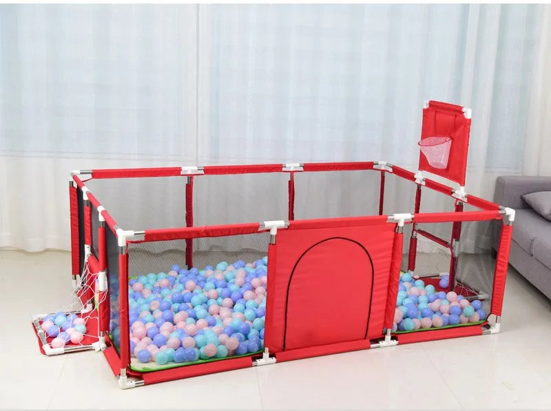 Baby Playpen for Children Large Size Baby Playground Infant Safety Barriers Dry Balls Pool Newborn Stocking Activity Game Park