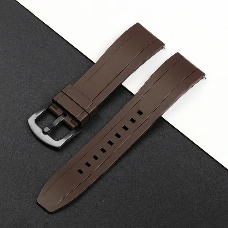 Quality Rubber Watch Strap 20mm 22mm 24mm for Seiko 5 Green Water Ghost Abalone Men Sport Silicone Wristband Quick Release Band