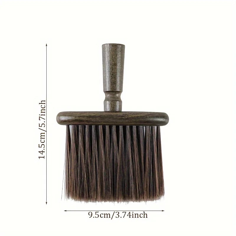 Walnut Wood Coffee Grinder Cleaning Brush - Soft Bristle, Multi-Use For Keyboards, Laptops, Cameras & Car Interiors