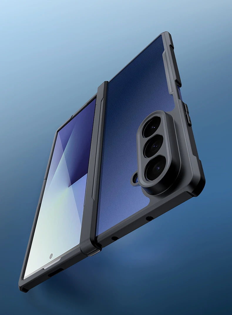 Xundd For Samsung Galaxy Z Fold 7 6 5 4 3 Case Hinge Coverage Protection Built-in Screen Protector Phone Cover For 폴드 7 케이스