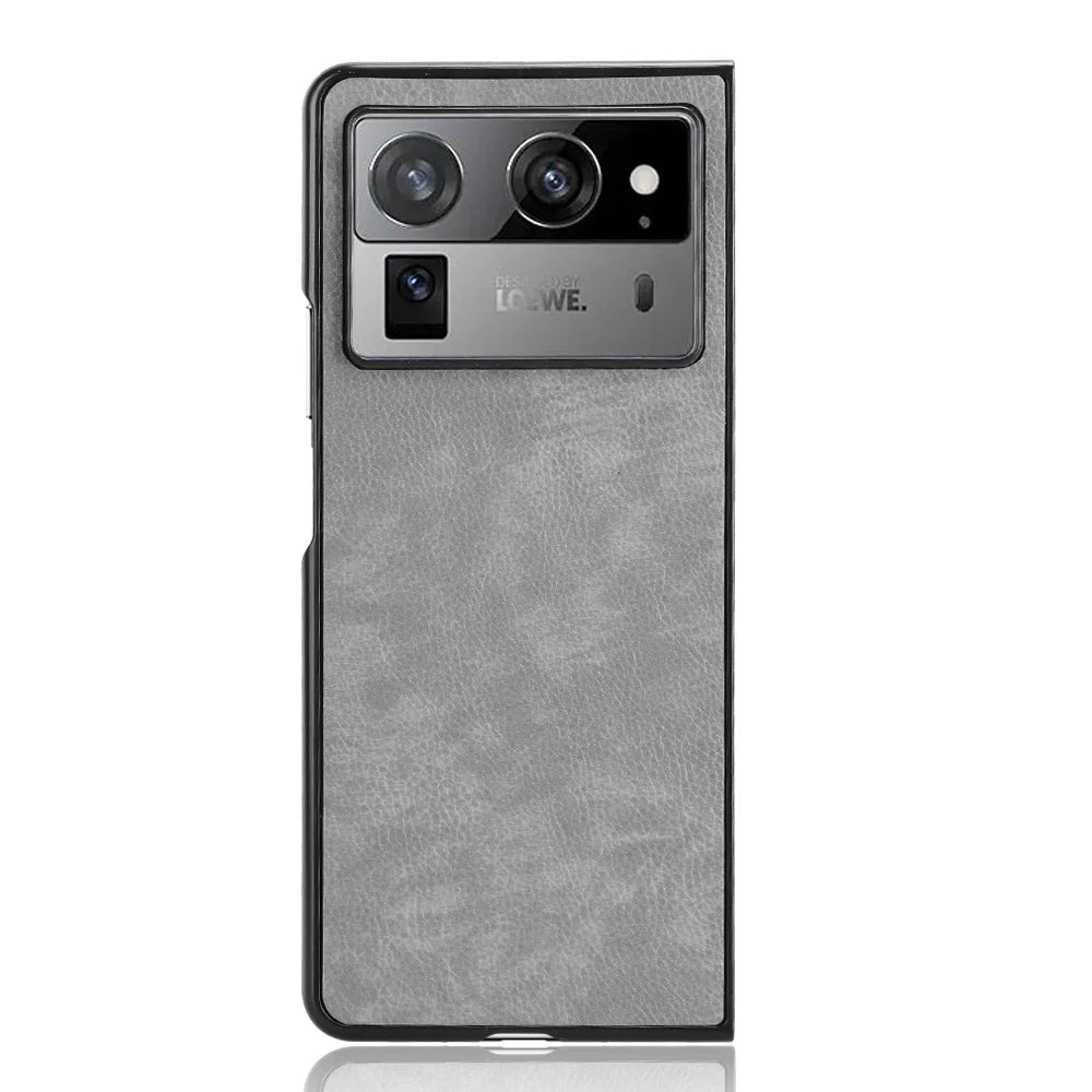 For Tecno Phantom V Fold 2 Case Luxury Leather Skin Texture Ultra Thin Slim Back Cover For Tecno Phantom V Fold2 Phone Cases