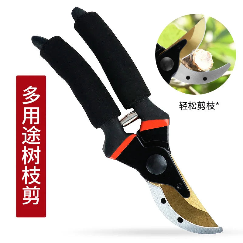 Fruit Tree Pruning Scissors Gardening Scissors Fruit Branches Pruning Scissors Flower Greening Grafting Garden Shears Sponge Han