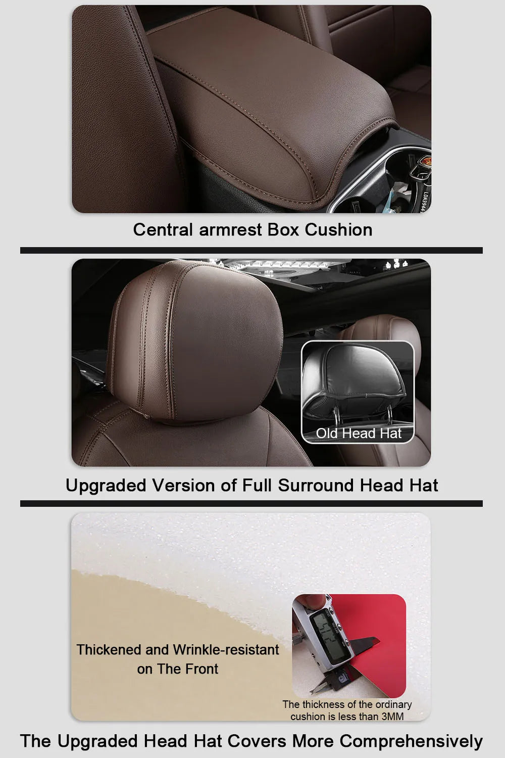 For Land Rover Range Rover Velar 2017 2018 2019 2020 Faux Leather Custom Car Seat Covers Full Set Interior Protector Accessories