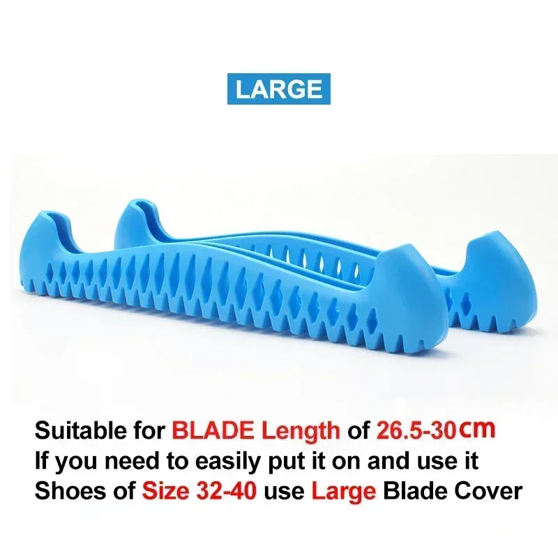 Adjustable TPU Ice Skating Blade Covers Walkable Figure Skate Ice Skate Hockey Skates Prevent Puncture Scalable Blade Sleeve
