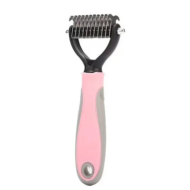 Professional pet brush, two-sided dog brush, cat brush, dog cleaning tools, flying hair lining