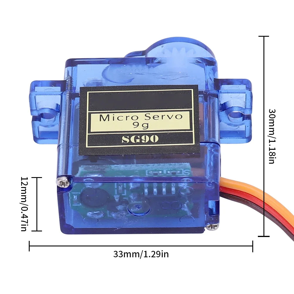 SG90 9G Micro Digital Servo Motor 180/360 Degrees Micro Gear Servo Motor for RC Helicopter Aircraft Airplane