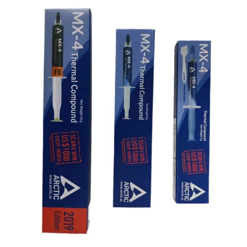 MX4 4G 8G 20G CPU Thermal Paste Processor Thermal Grease For CPU GPU Printer HeatSink Cooling Cooler Compound Silicone
