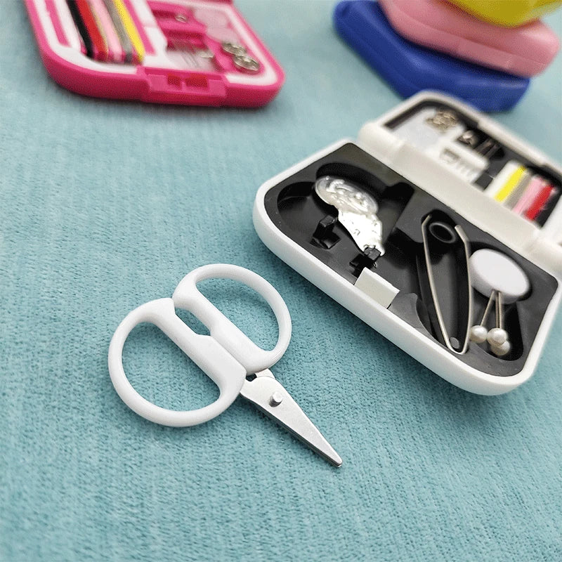 Square Mini Sewing Kits Household Sewing Kit DIY for Traveller Beginner Sewing Supplies