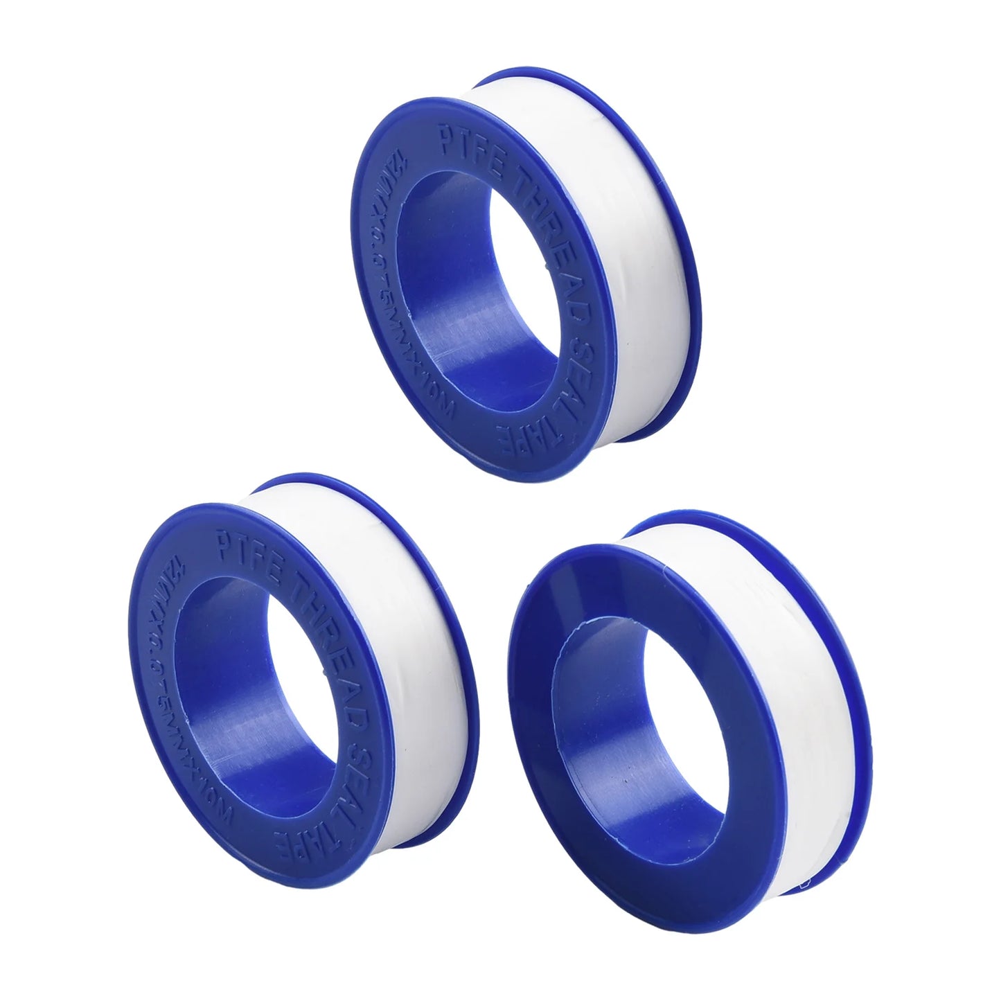 3Pcs White Pipe Thread Seal Raw Material Tape Faucet Sealing Thread Tape PTFE Roll Plumbing Plumber Fitting Tape Sealing Tape