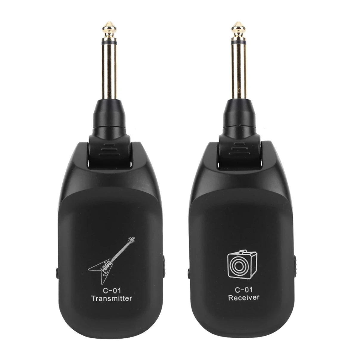 Guitar Wireless System Audio Transmitter Receiver C01 Pickup USB Rechargeable Wireless System for Electric Guitar Bass Violin