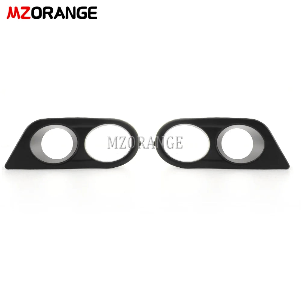 Carbon Fiber Fog Light Cover for BMW E46 M3 2001-2006 Glossy Black Fog Lights Grill Frame Surrounds Air Duct Fog Lamp Hood