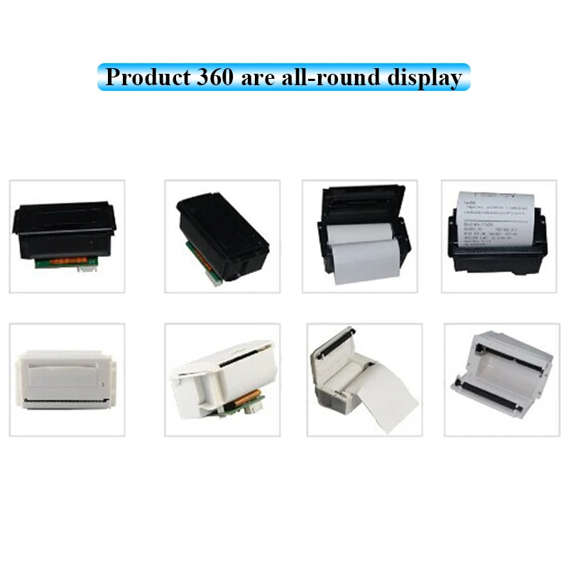 58mm Embedded Receipt Thermal Printer Panel Kiosk Printer with TTL/RS232 Interface