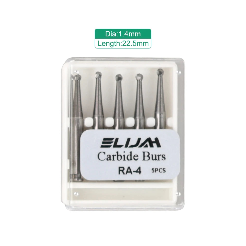 5Pcs/box Dia.2.35mm Dental Round Bur RA Series Tungsten Carbide Bur For Low Speed Contra Angle Handpiece Polishing Tool Material