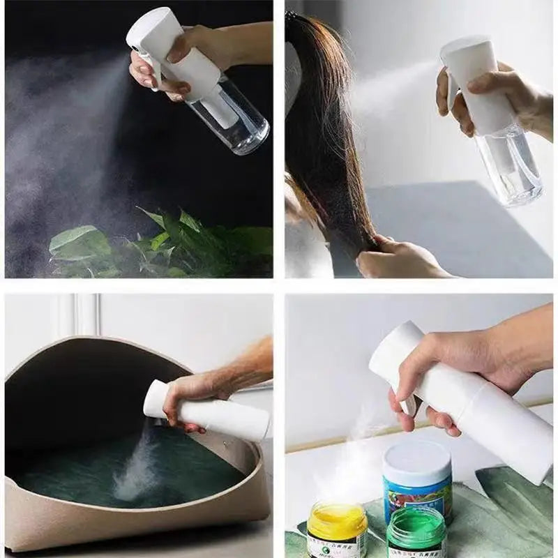 200ml Hairdressing Spray Bottle Barber Hair High Pressure Water Can Salon Refill Bottle Beauty Atomizer Container