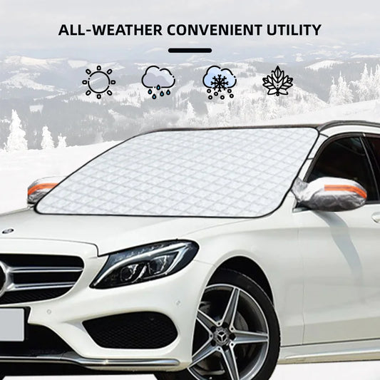 Magnetic Car Windshield Snow Cover Winter Ice-Frost Guard Sun Shade Protector For Mercedes Benz C200 C260 C300 W205 Accessories