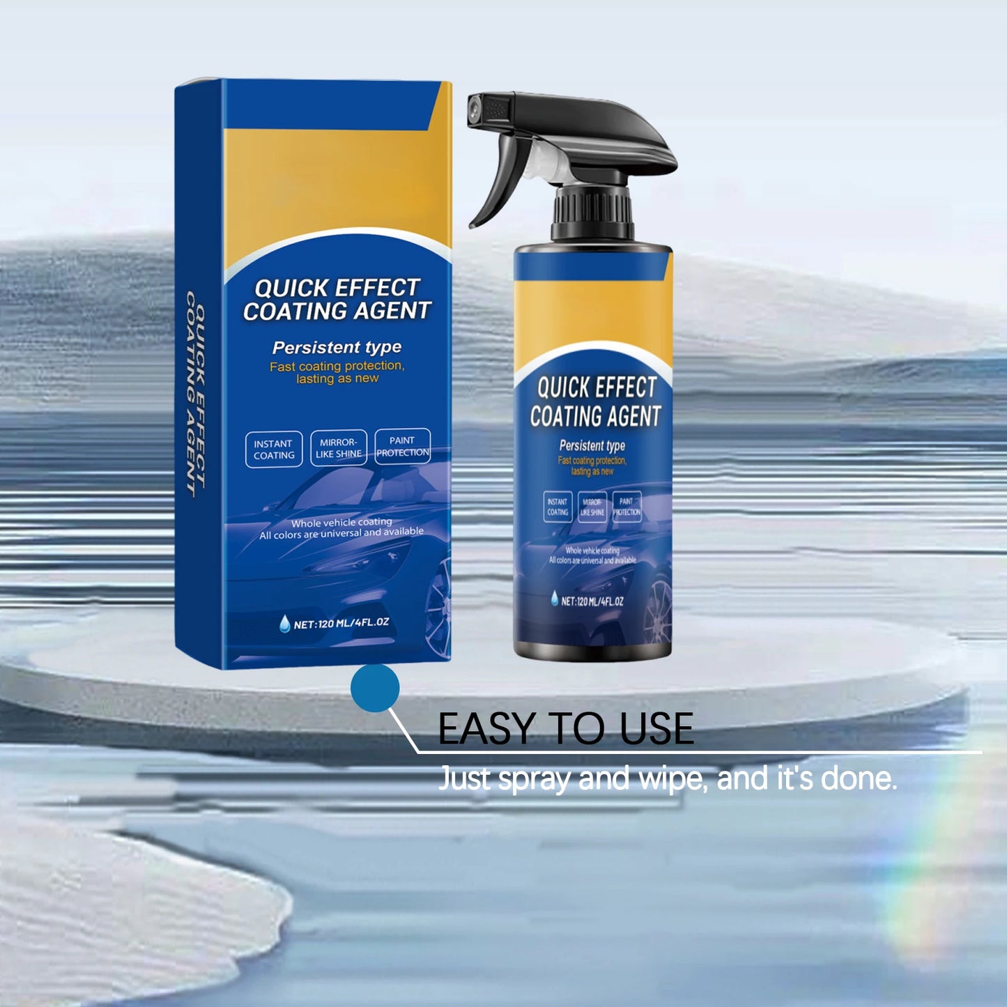 1-5PCS Car Nano Coating Spray Auto Quick-Dry Coating Hydrophobic Protection Polishing Maintenance Renewal  Agent Accessories