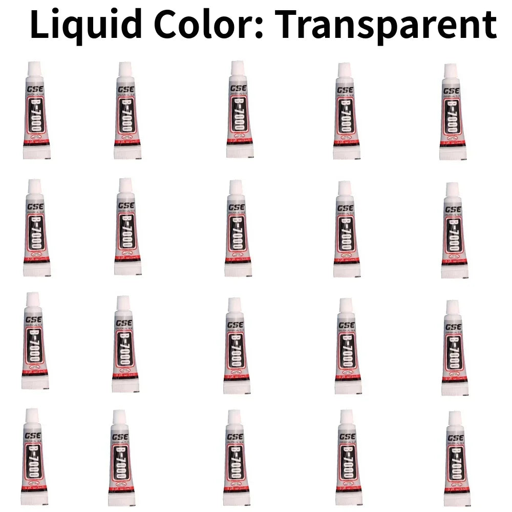 B7000 3ML Glass Plastic Universal DIY Glue B-7000 Clear Contact Phone Repair Adhesive 5/10/20/50 Pieces