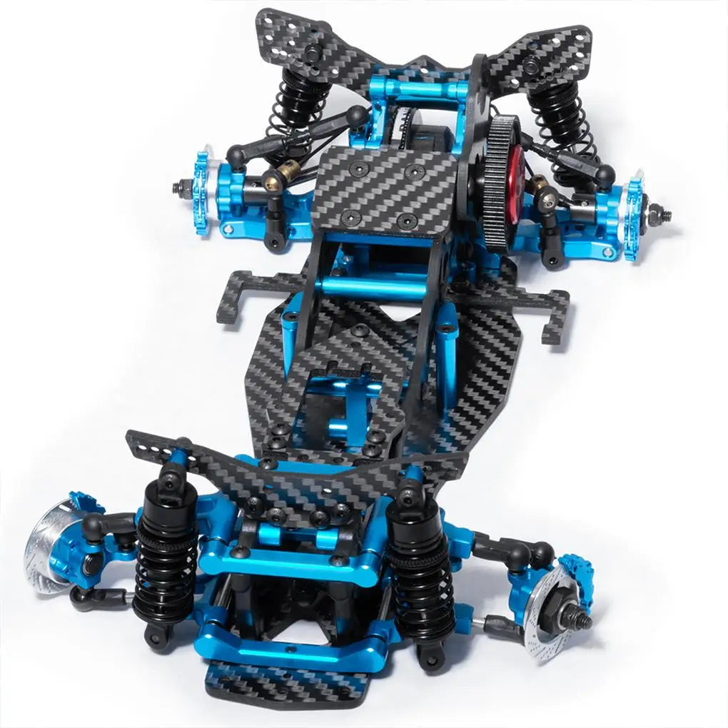 Alloy MR Chassis Frame Set Carbon Fiber Precision Car Frame for Sakura D5 1/10 RC Drift Car Upgrade Parts