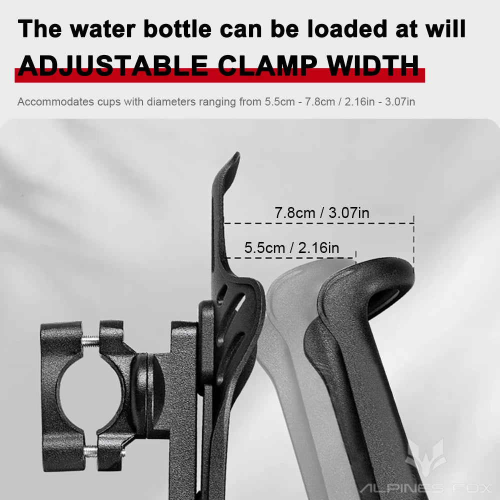 Motorcycle Water Cup Holder Universal Drink Holder Motorcycle Handlebar Bottle Holder Nylon Adjustable Bottle Holder