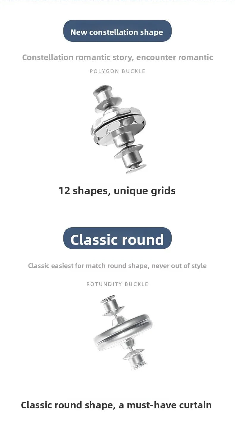 Strong Magnetic Clips Grab a Curtain Parts Bedroom Curtains Accessories Flexible Rails for Curtains Curtain Tongs Pin Magnets