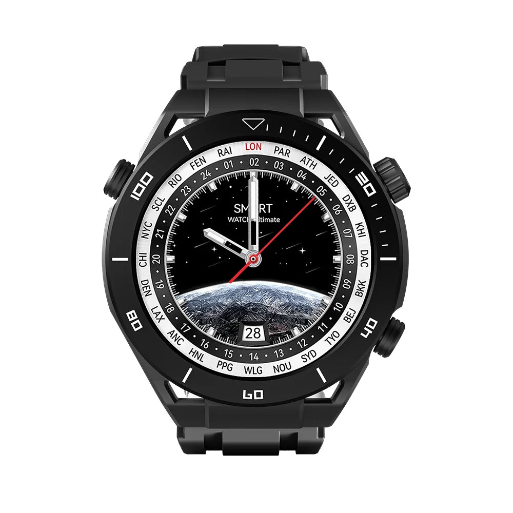 New Sports Smart Round Watch Bluetooth Call Compass Information Reminder Sleep Monitoring For Men Women Android IOS Smartwatch