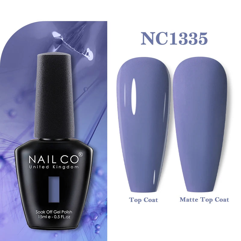 NAILCO Gel Nail Polish 15ml Nail Art Vernis Semi Permanent Soak off UV Gel Polish Gel Manicure Nail Varnish Nail Color Ongles