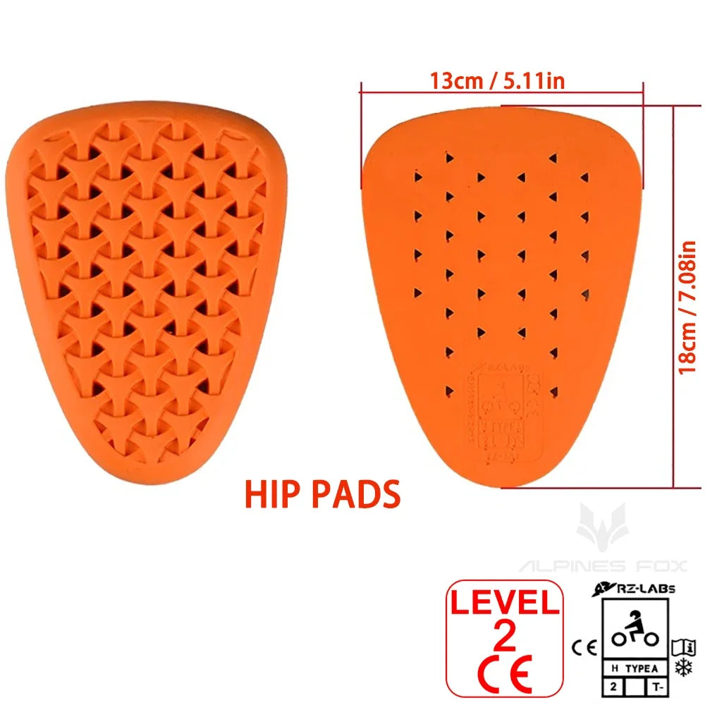 Motorcycle Protective Gear Insert Back Protection Motocross Jacket CE Protector Shoulder Pads Elbow Pads Motorcycle Equipment