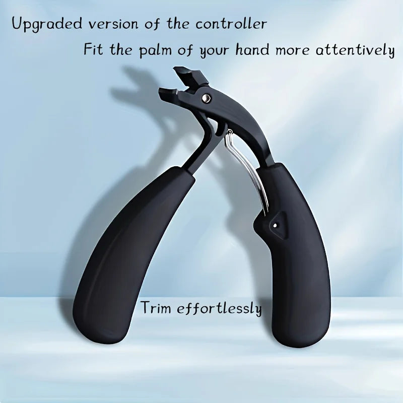 New Curved large opening nail clippers, efficient and durable toenail clippers thick and ingrown nails, durable pedicure tools