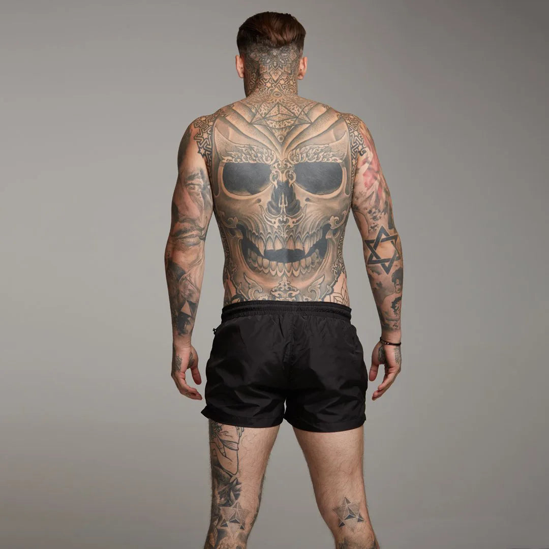 Cross-border new summer export sweat-absorbent quick-drying sports pants fitness running slim shorts men's three-point shorts