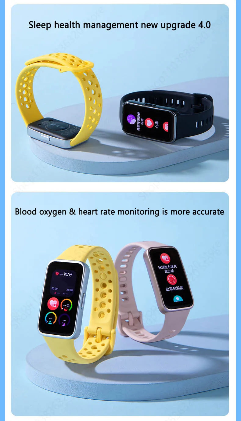 2024 New Original HUAWEI Band 9 Smart bracelet 1.47'' AMOLED Screen Heart Rate 2 Weeks Battery Life Smartband