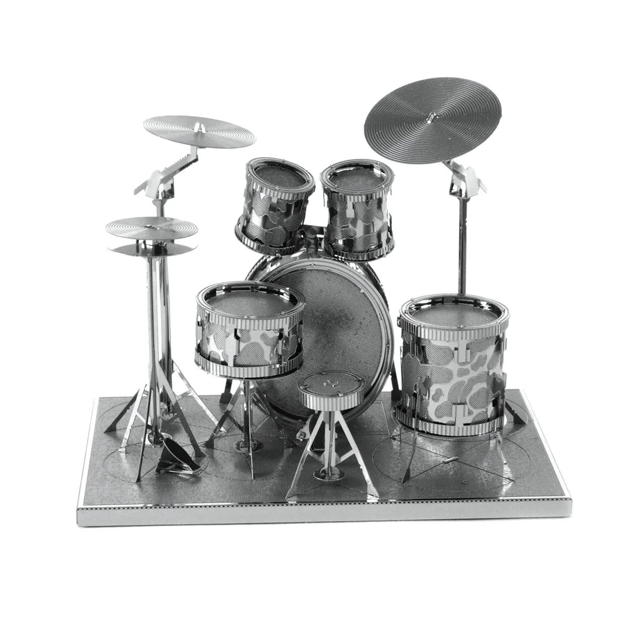 3D Metal Assembly Model World Building Handmade DIY Puzzle Adult Kids Toy Style Gift Fighter Castle Drum Metal Puzzle