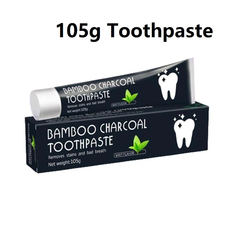 Bamboo Charcoal Toothpaste Whitening Teeth Activated Carbon Removing Yellow Teeth Cleaning Tooth Stain Oral Fresh Tooth Care