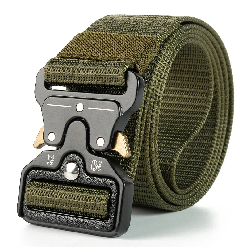 Genuine Tactical Belt Quick Release Outdoor Military Belt Soft Real Nylon Sports Accessories Men And Women Black Belt