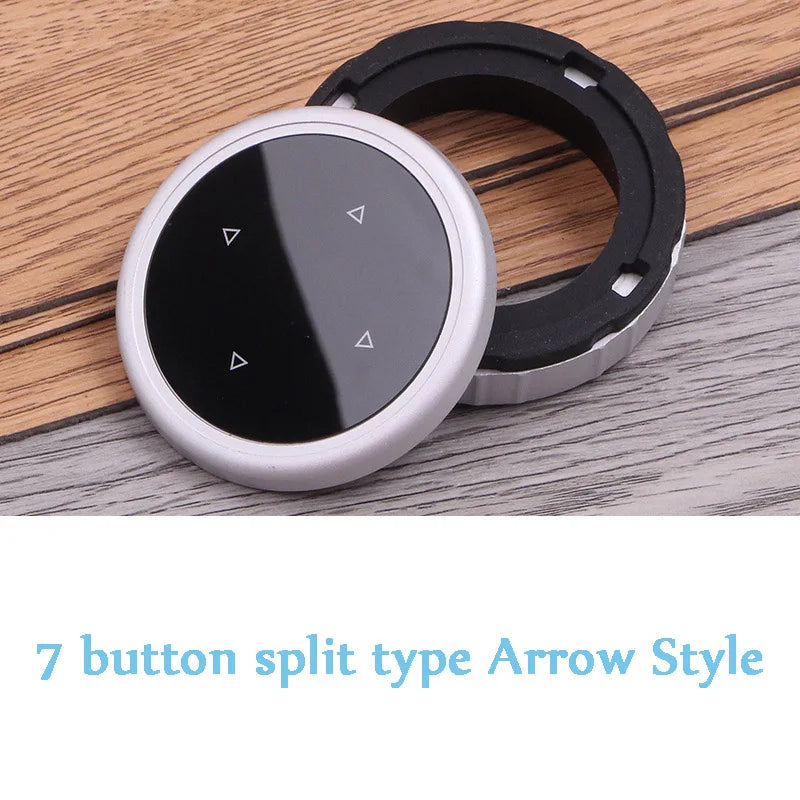 Car Styling Multimedia Buttons Cover iDrive Stickers For BMW F20 F25 F30 F10 F07 E60 E90 E92 E70 E71 F01 F02 E84 F48 X1 X3 X5 X6