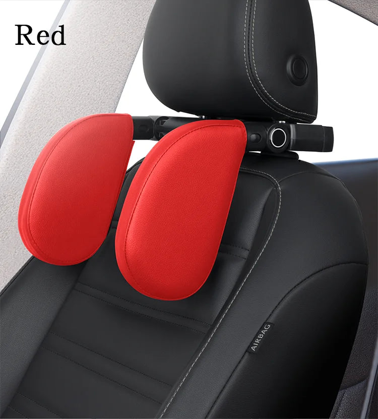 The fifth-generation upgraded multi-functional side pillow built-in invisible storage hook and aromatherapy box car travel side