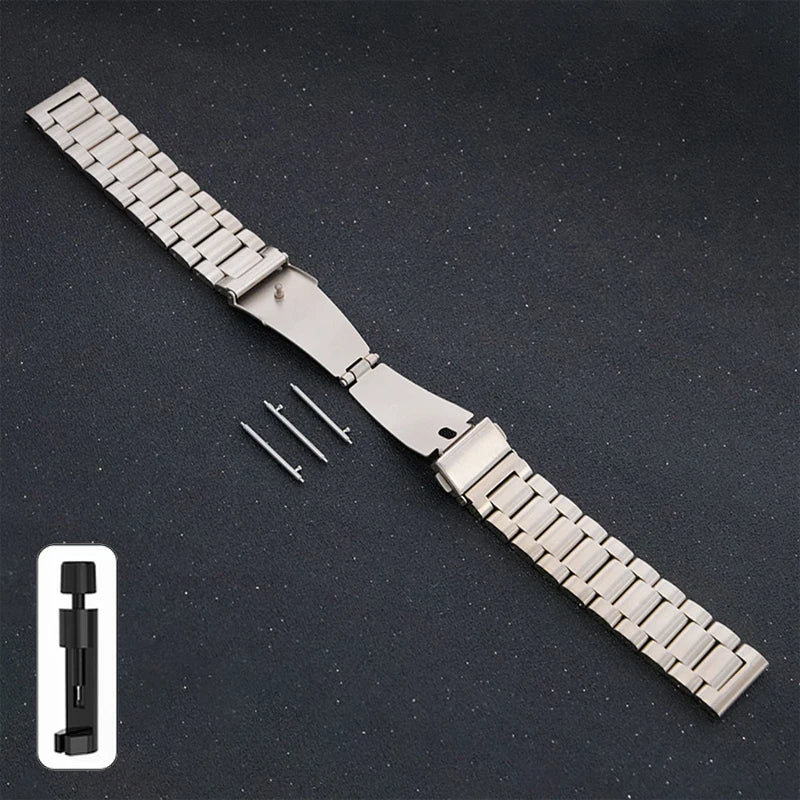 20mm 22mm 18mm 24mm Stainless Steel Strap for Samsung Galaxy Watch 6Classic 6 5 4 5Pro 40mm 44mm 43mm 47mm Gear S3 for Huawei GT