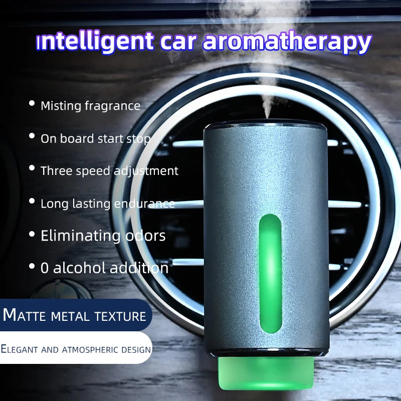 Smart Car Air Aromatherapy Diffuser Fragrance Car Air Fresheners With Three Adjustable Humidifier Essential Oil Diffuser