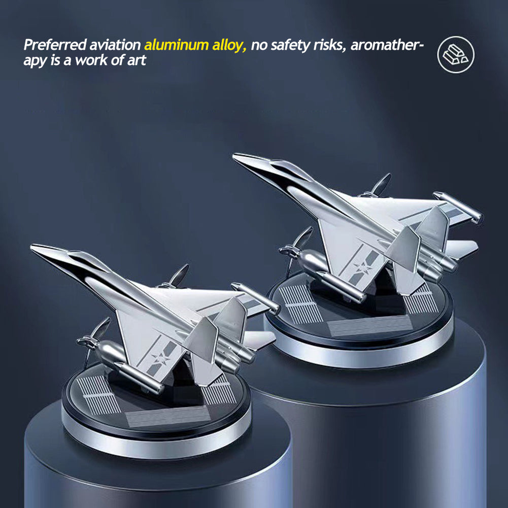 Car Perfume Aromatherapy Car Solar Power Car Air Freshener Airplane Rotating Aromatherapy Oil Diffuser Lasting Fragrance